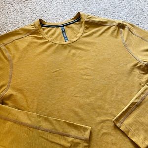Ten Thousand Long Sleeve Versatile Shirt Mustard Yellow